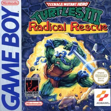 Teenage Mutant Hero Turtles III: Radical Rescue box art