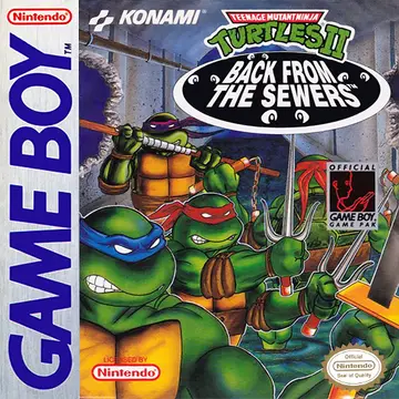 Teenage Mutant Ninja Turtles II: Back from the Sewers box art