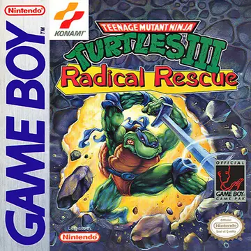 Teenage Mutant Ninja Turtles III: Radical Rescue box art