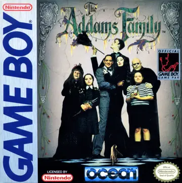 The Addams Family Game Boy box art
