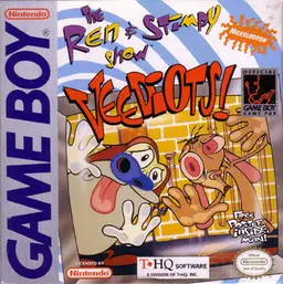 The Ren & Stimpy Show: Veediots! Game Boy box art