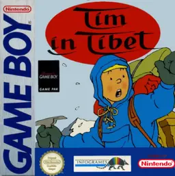 Tintin in Tibet Game Boy box art