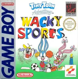 Tiny Toon Adventures: Wacky Sports Game Boy box art