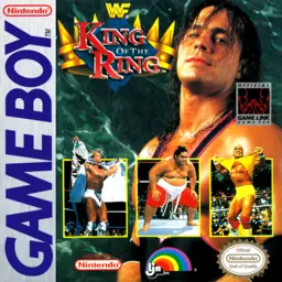 WWF King of the Ring Game Boy box art