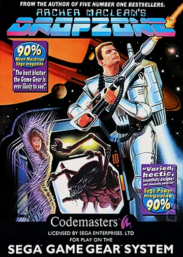 Archer Maclean's Dropzone Game Gear box art