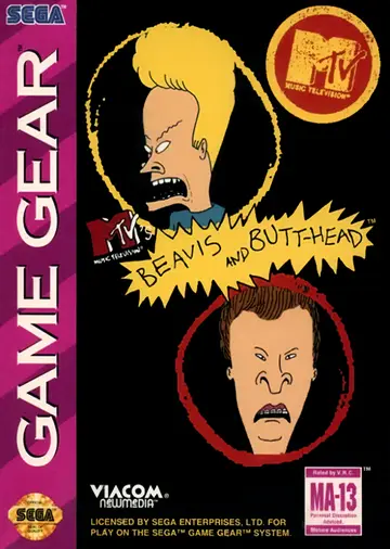 Beavis and Butt-Head Game Gear box art