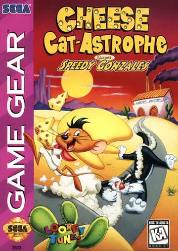 Cheese Cat-Astrophe starring Speedy Gonzales Game Gear box art