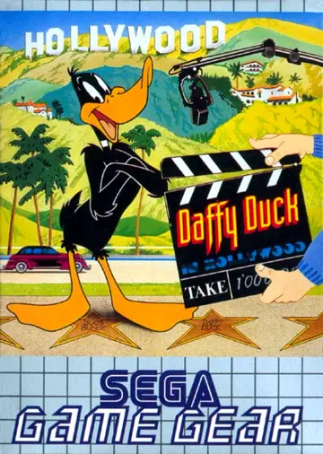 Daffy Duck in Hollywood Game Gear box art