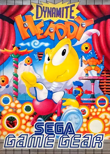 Dynamite Headdy Game Gear box art