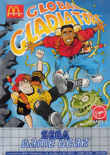 Global Gladiators Game Gear box art