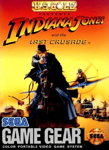 Indiana Jones and the Last Crusade Game Gear box art