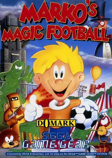 Marko's Magic Football Game Gear box art