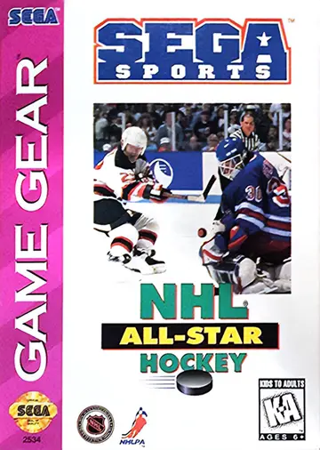 NHL All-Star Hockey box art