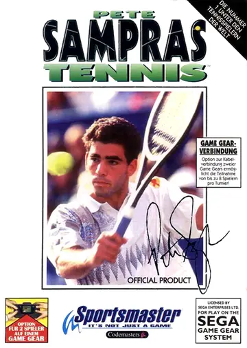 Pete Sampras Tennis box art