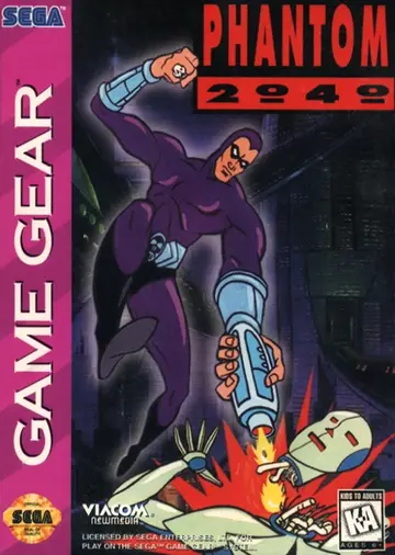 Phantom 2040 Game Gear box art