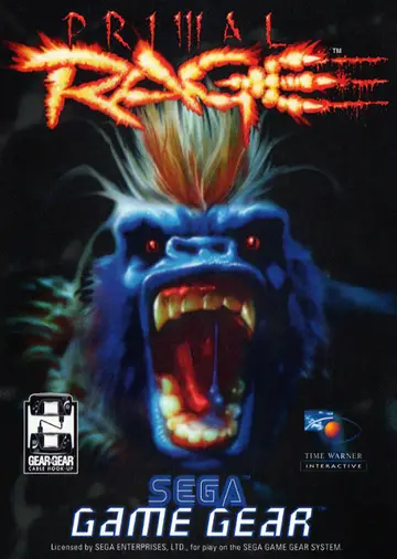Primal Rage Game Gear box art