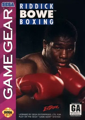 Riddick Bowe Boxing box art