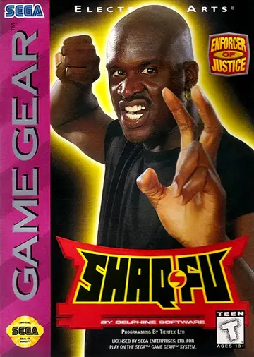 Shaq Fu Game Gear box art