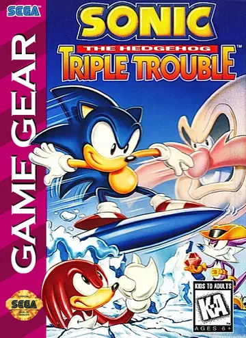Sonic the Hedgehog: Triple Trouble box art