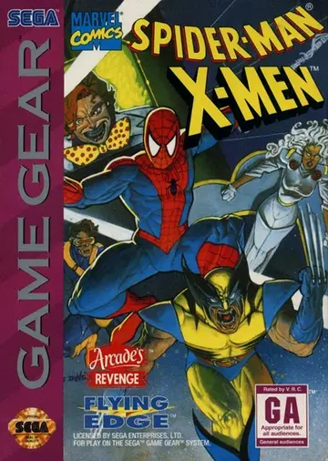 Spider-Man: X-Men: Arcade's Revenge box art