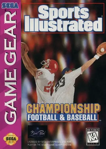Sports Illustrated: Championship Football & Baseball box art