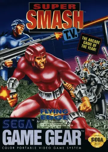 Super Smash TV Game Gear box art