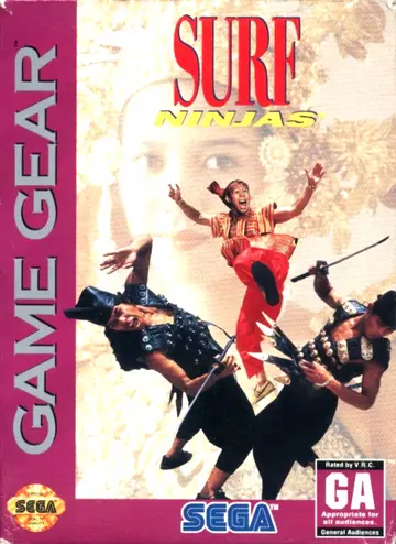 Surf Ninjas Game Gear box art