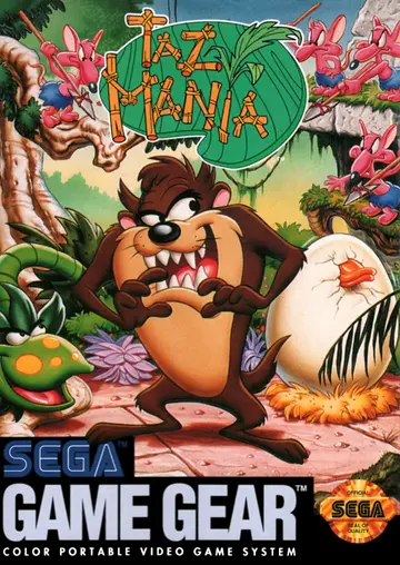 Taz-Mania Game Gear box art