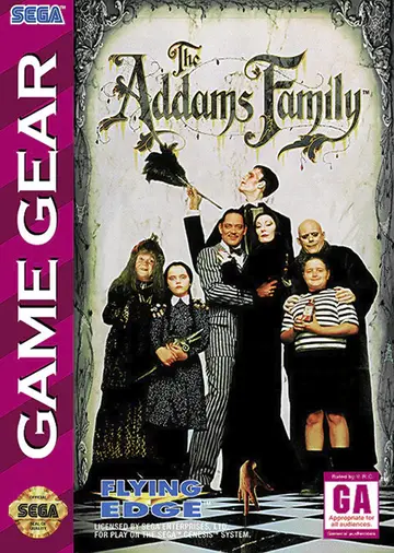The Addams Family Game Gear box art