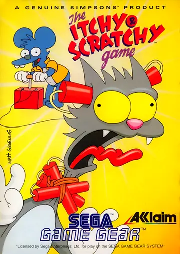 The Itchy & Scratchy Game box art