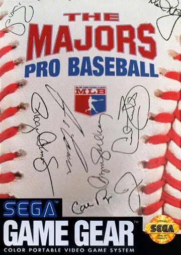 The Majors Pro Baseball box art