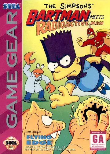The Simpsons: Bartman Meets Radioactive Man box art
