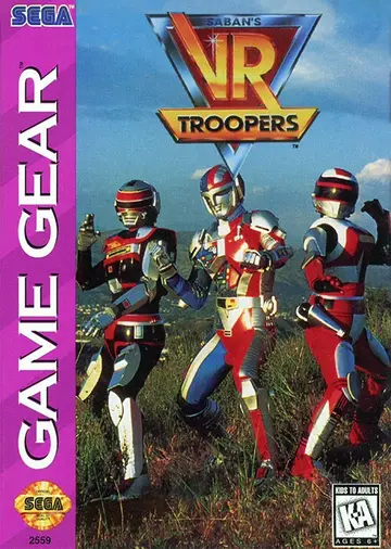 VR Troopers Game Gear box art
