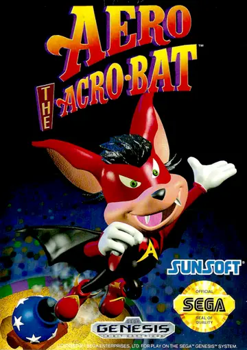 Aero the Acro-Bat box art