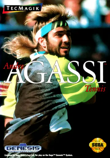 Andre Agassi Tennis Genesis box art