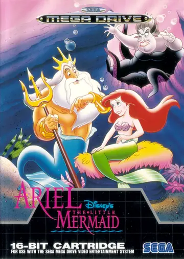 Ariel the Little Mermaid Genesis box art