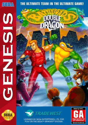 Battletoads & Double Dragon box art