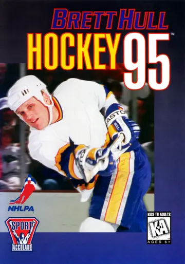 Brett Hull Hockey '95 Genesis box art