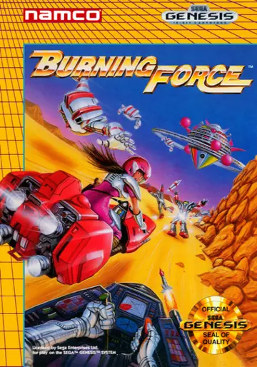 Burning Force Genesis box art