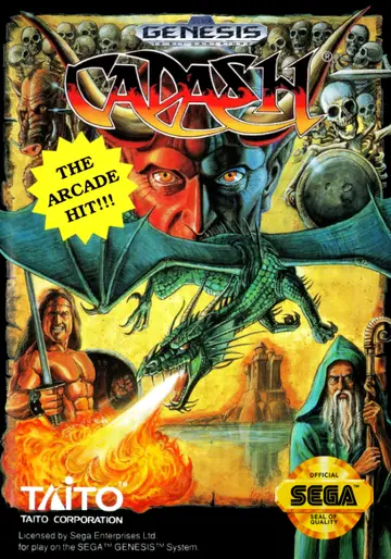 Cadash Genesis box art
