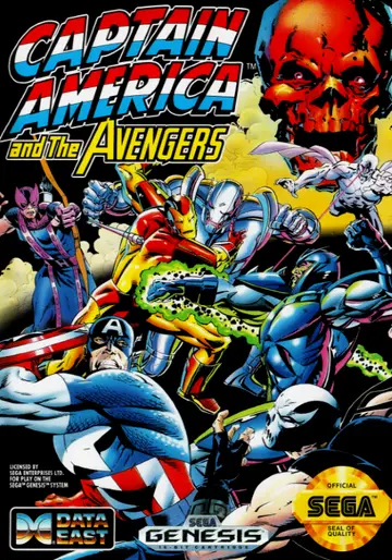 Captain America and The Avengers box art