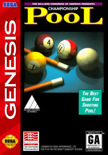 Championship Pool Genesis box art