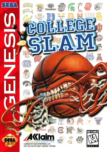 College Slam Genesis box art