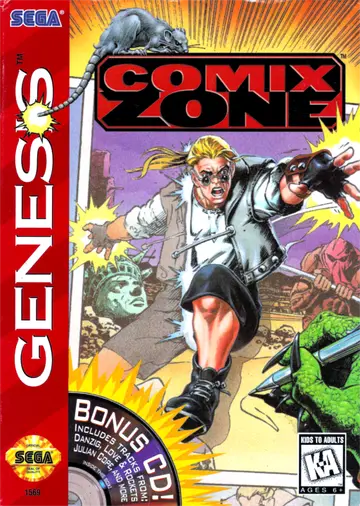 Comix Zone box art