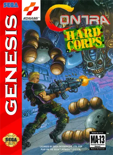 Contra: Hard Corps box art