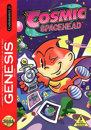 Cosmic Spacehead Genesis box art