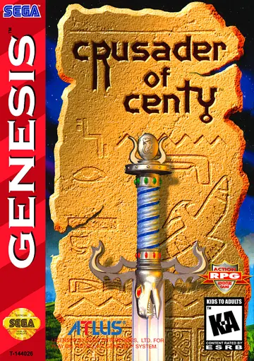 Crusader of Centy Genesis box art