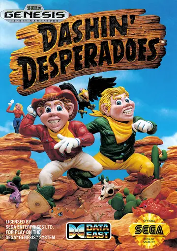 Dashin' Desperadoes Genesis box art