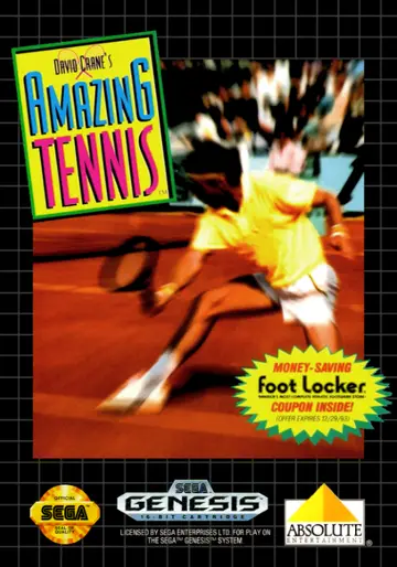 David Crane's Amazing Tennis box art