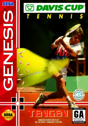 Davis Cup Tennis ~ Davis Cup World Tour Genesis box art